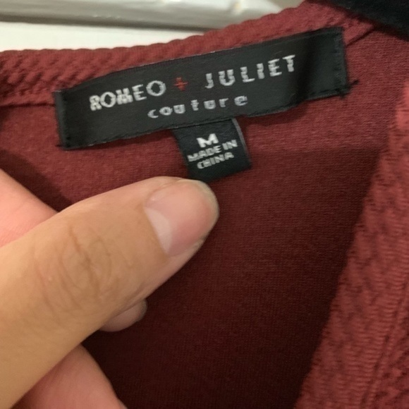 Romeo and Juliet Wide Leg Ankle Jumpsuit Medium - Picture 6 of 12